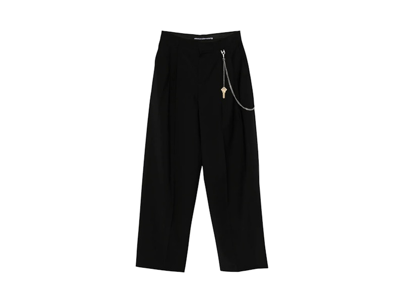 Alexander Wang Chain Mid-Rise Trouser Black
