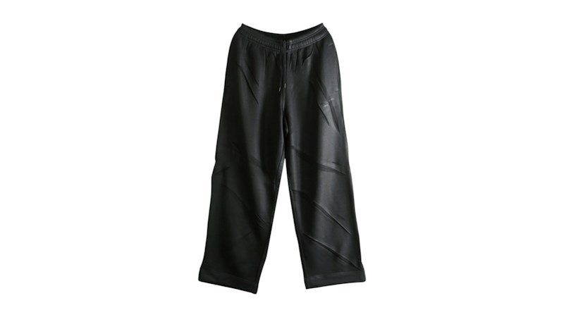 Alexander Wang Creased Mid Rise Sweatpant Black