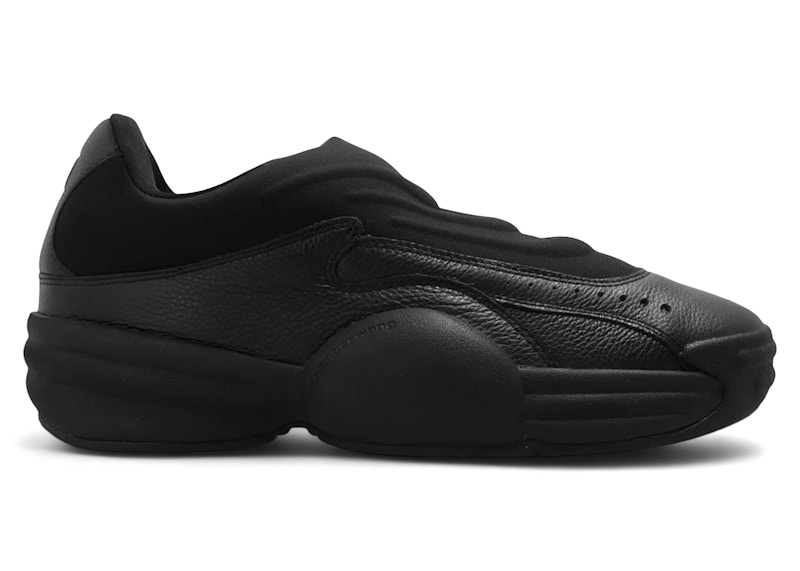 ALEXANDER WANG レスアッフスニカ 30124N0320 001 Alexander Wang Hammered Leather Slip-On Sneakers Black