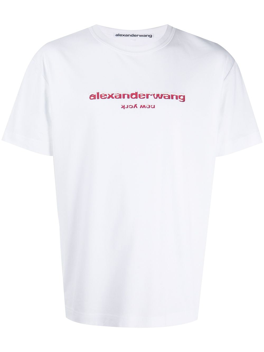 Alexander Wang Logo-Print T-shirt White/Red - JP