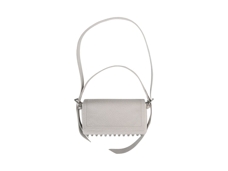 Alexander Wang Ricco Medium Flap Bag White in Leather - US