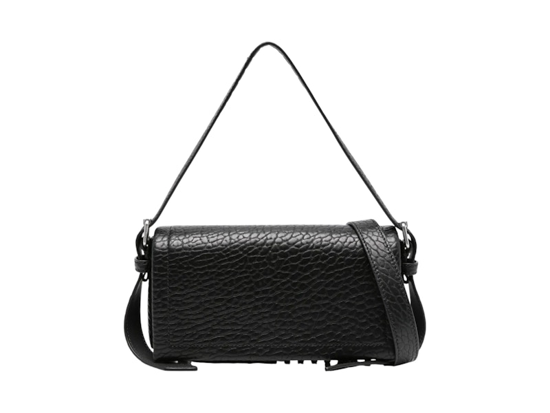 Alexander Wang Ricco Slim Flap Bag Black in Leather - US
