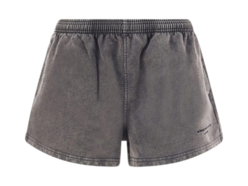 Pre-owned Alexander Wang Women's  Running Short In Washed Black