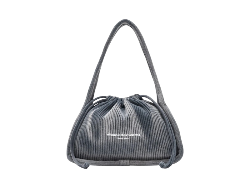 Pre-owned Alexander Wang Women's  Ryan Small Bag In Washed Light Blue