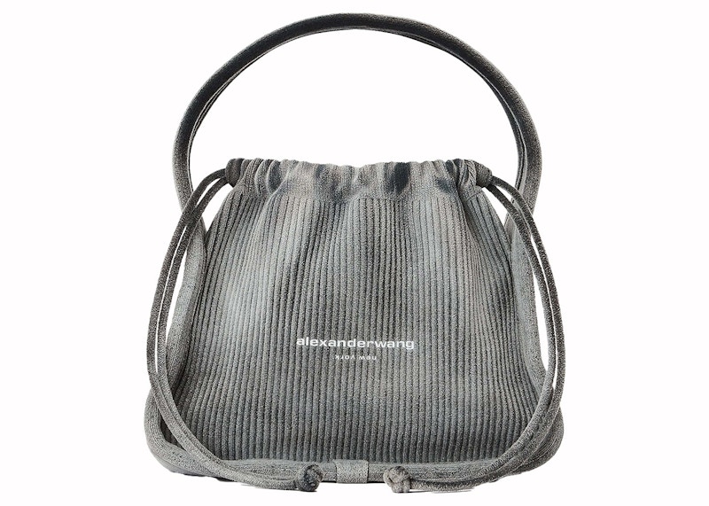 Alexander Wang Small Ryan Bag Asphalt/Black in Leather - US