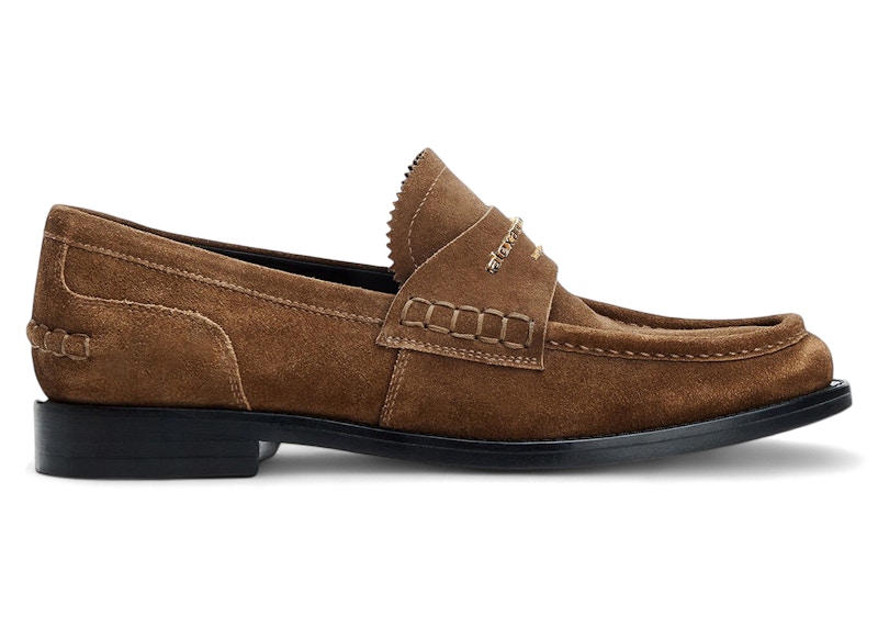 Pre-owned Alexander Wang Suede Carter Loafer (women's) Sneakers In Brown