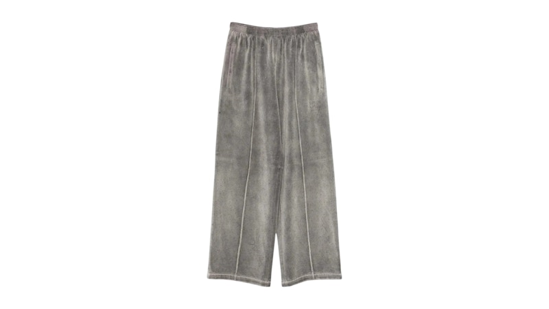 Alexander Wang Women's Allover Hotfix Mid-Rise Relaxed Pant Titanium
