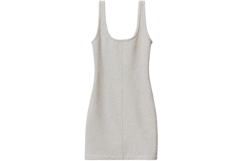 Alexander Wang Women's Bodycon Tank Dress Heather Grey - SS23 - US Alexander Wang Women's Bodycon Tank Dress Heather Grey - SS23 - US