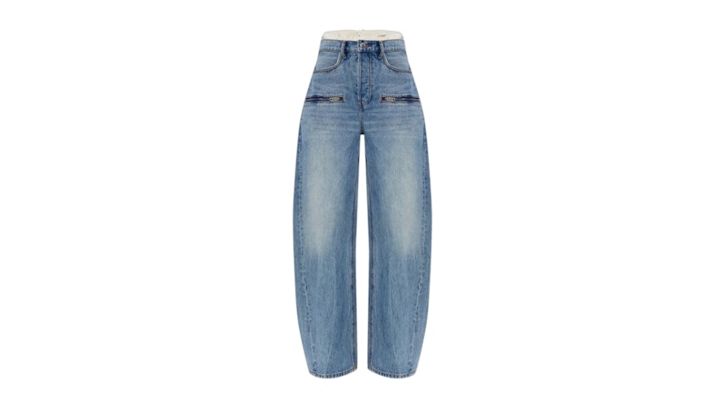 Alexander Wang Women's Horizontal Zips Silk Prestyle Float Jean Alexander Wang Women's Horizontal Zips Silk Prestyle Float Jean
