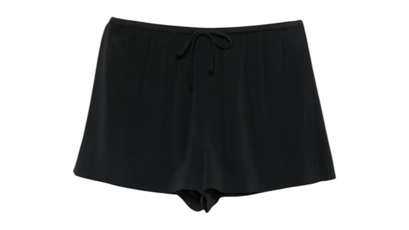 Alexander Wang Women's Mid-Rise Pleated Short Black