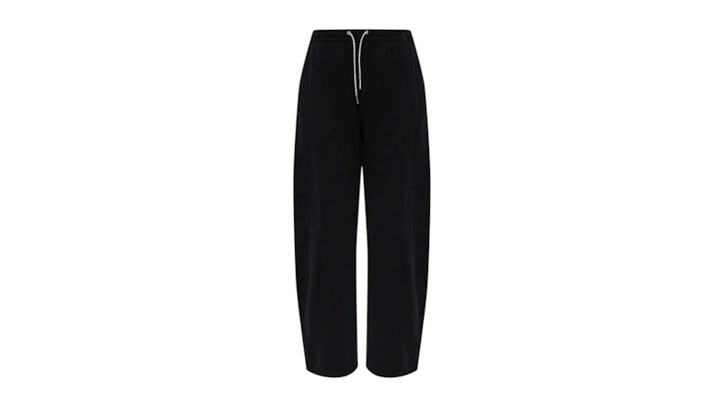 Alexander Wang Women's Rhinestone-Drawstring Track Pants Black