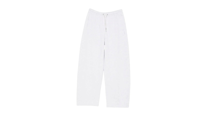 Alexander Wang Women's Rhinestone-Drawstring Track Pants Light Heather Grey