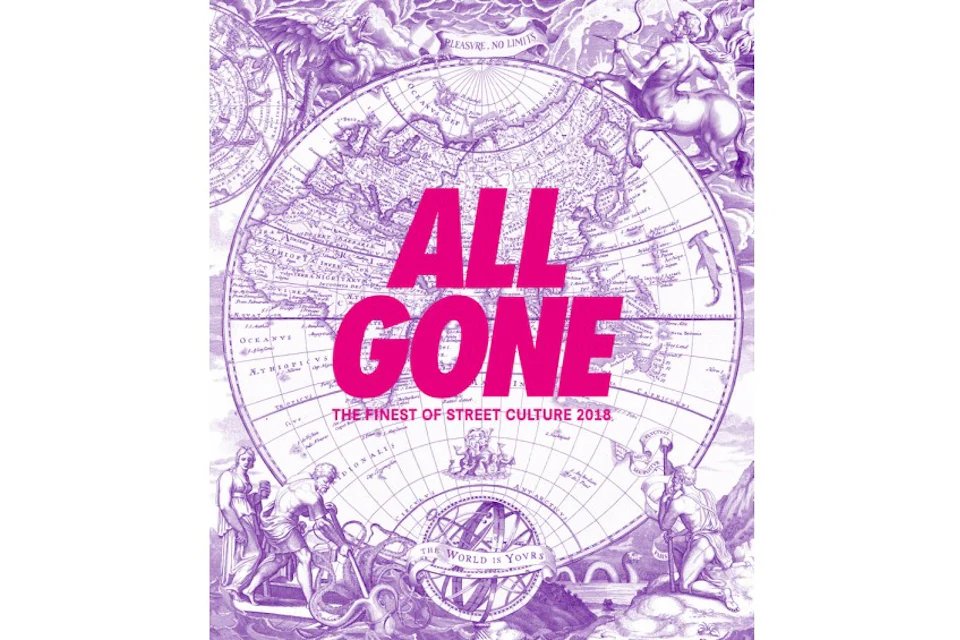 All Gone 2018 "The World Is Yours" Book Pink/White
