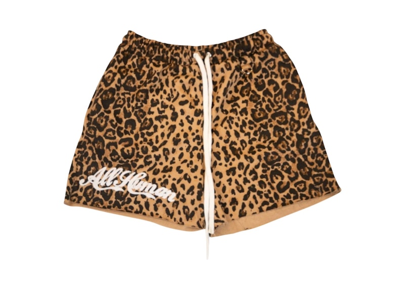 All Human Bam Bam Shorts Leopard