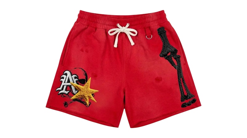 All Human Cherry Shorts Red Wash
