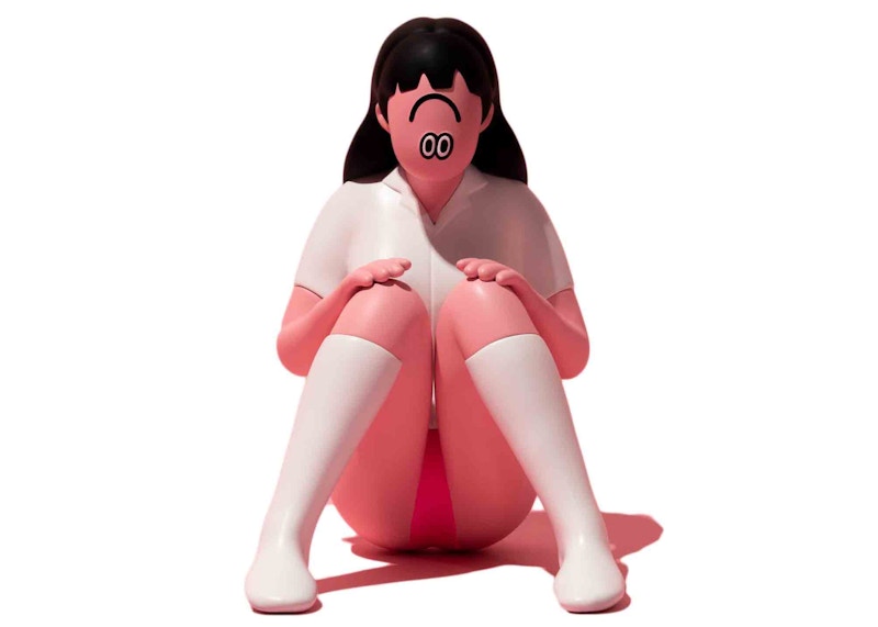 AllRightsReserved x FACE Oka Oh! Shit! Vinyl Figure Pink