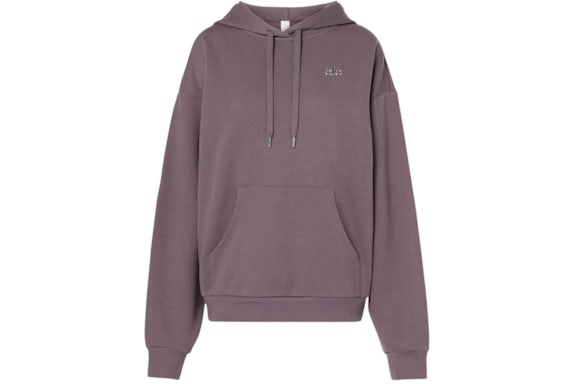 Alo Yoga Accolade Cotton-Blend Hoodie Raisinette