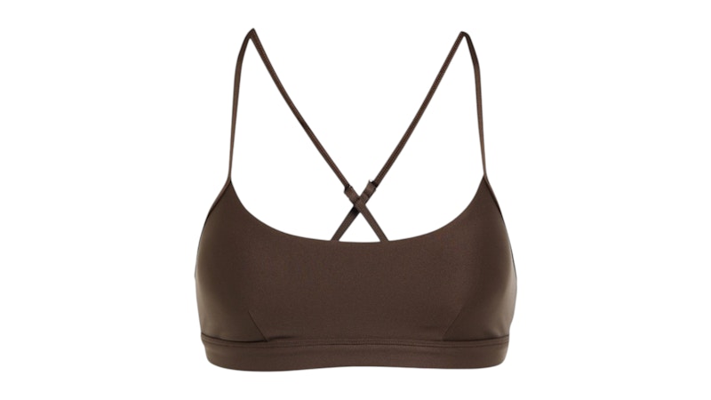 Alo Yoga Airlift Intrigue Sports Bra Espresso - SS25 - US