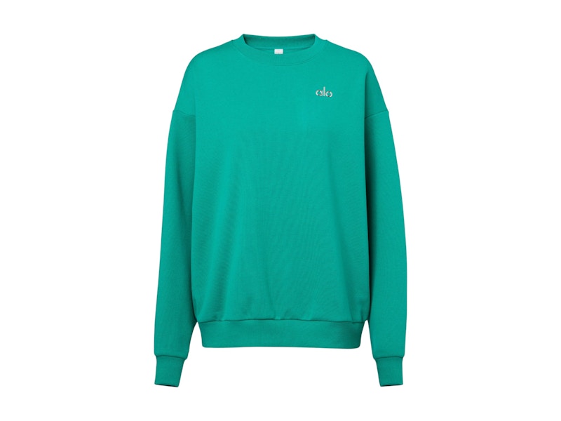 (本日掲載終了)即発可alo スウェット (green) Alo Yoga Women's Accolade French Terry Sweatshirt Spruce Green