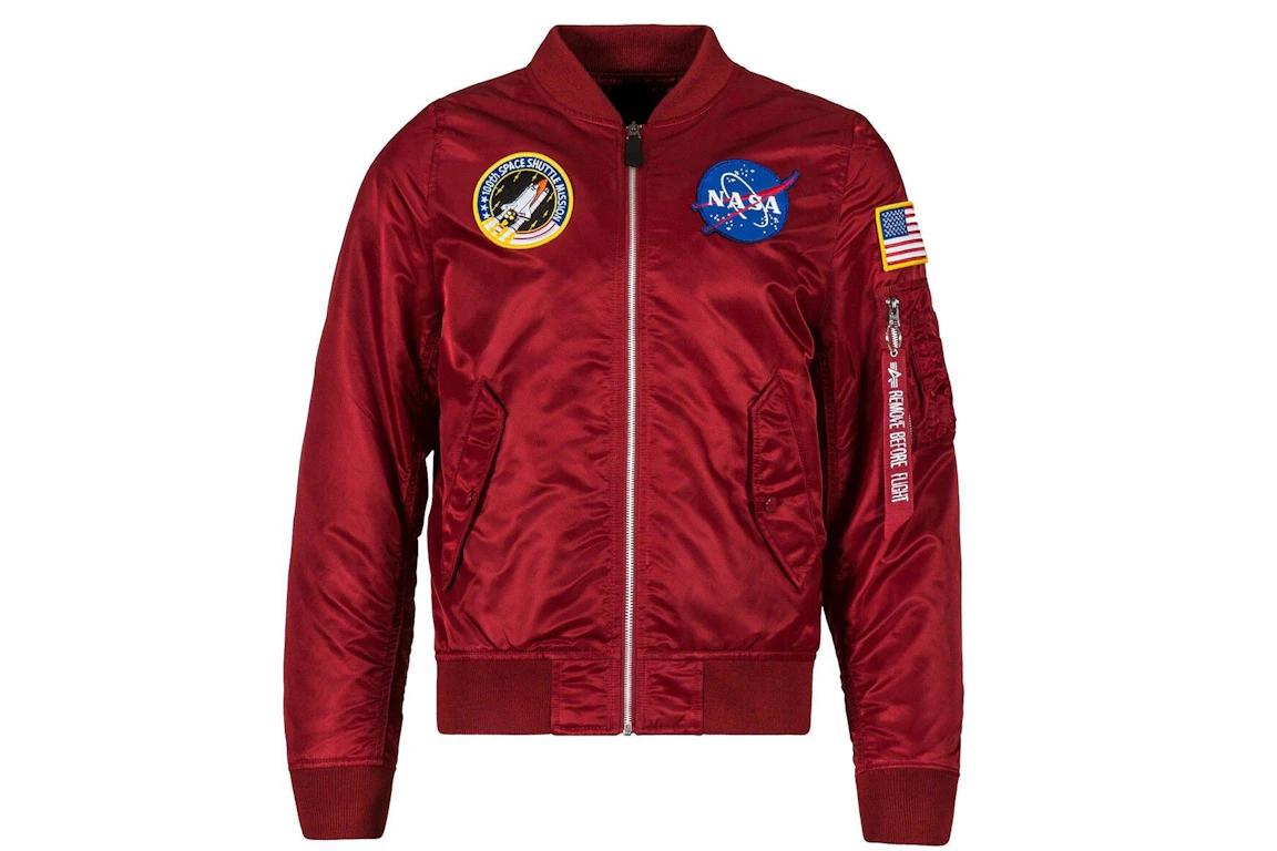 Alpha Industries L2B Nasa Jacket Red - SS23 - US