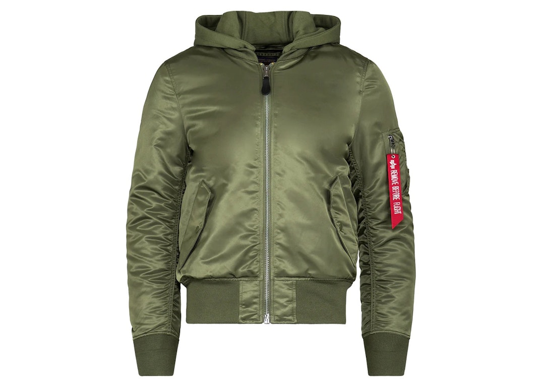 Pre-owned Alpha Industries Ma-1 Natus Jacket Green/sage/rust