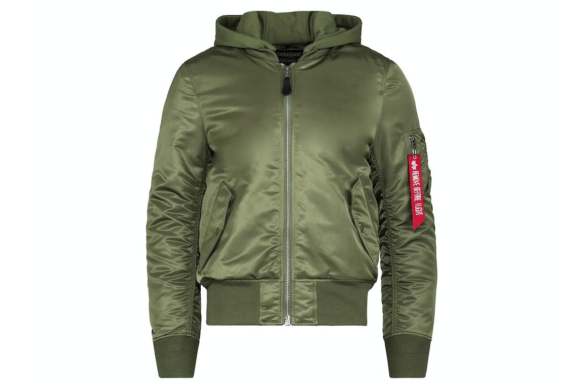 Pre-owned Alpha Industries Ma-1 Natus Jacket Green/sage/rust
