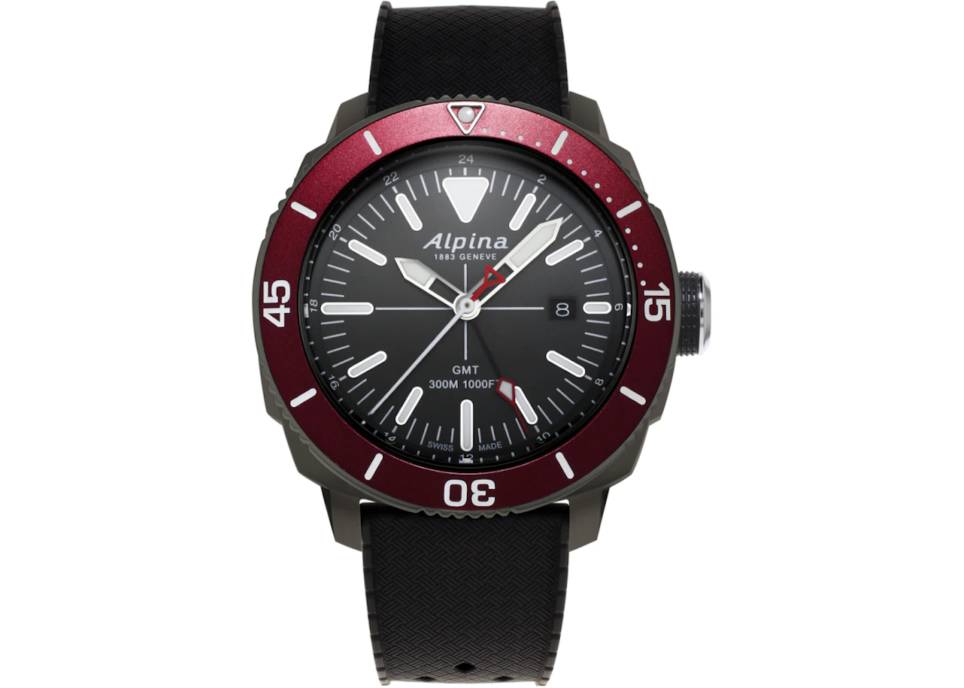 Alpina seastrong clearance diver gmt