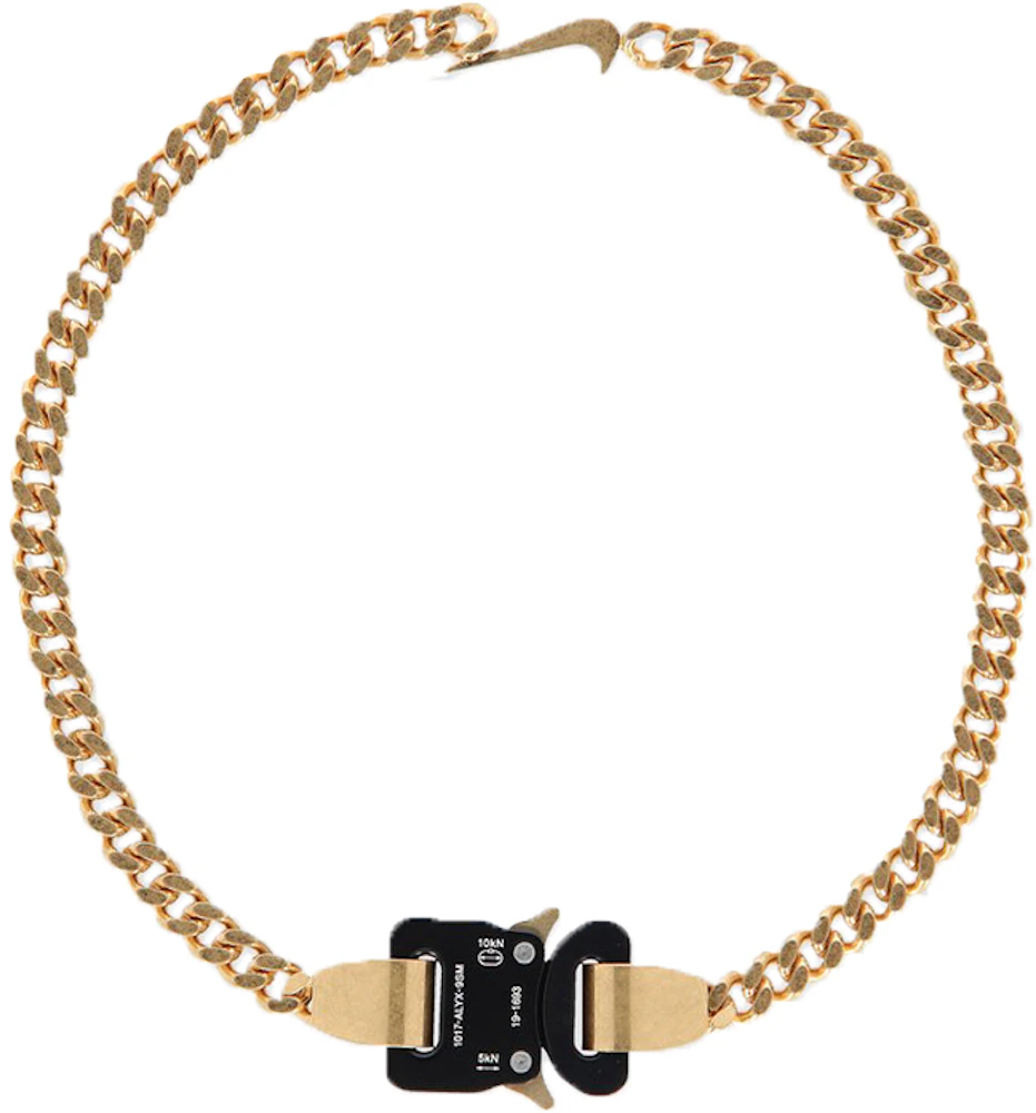 Alyx Swoosh Hero Chain Necklace Gold - FW19 - US