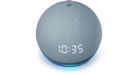 Amazon Echo Dot 4th Gen (with Clock) Speaker B085M66LH1 Blue