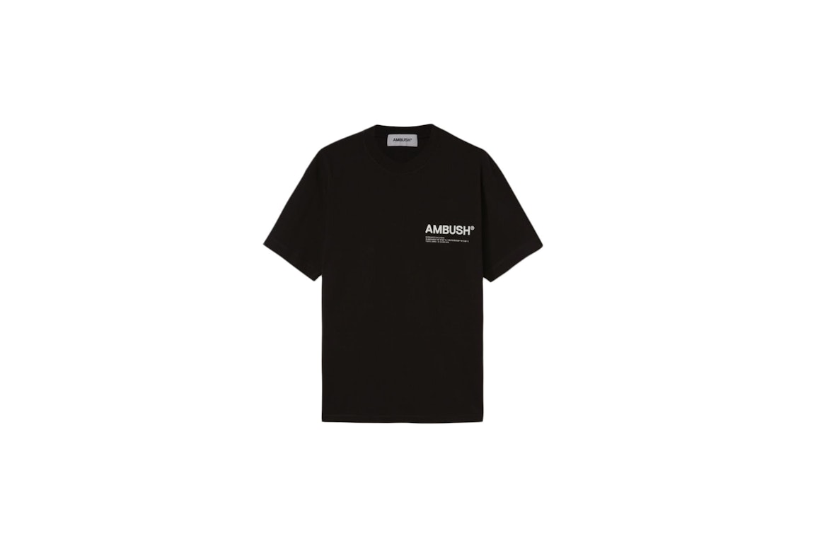 Pre-owned Ambush Jersey Workshop T-shirt Black/cloud/dancer