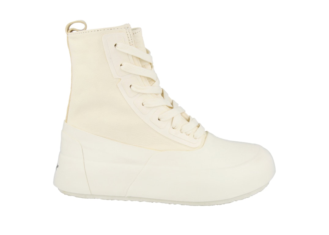 Pre-owned Ambush Mixed Media High-top Sneakers White (women's)