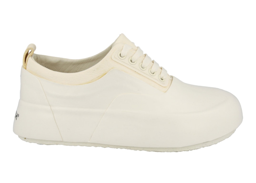 Pre-owned Ambush Mixed Media Low-top Sneakers White (women's)