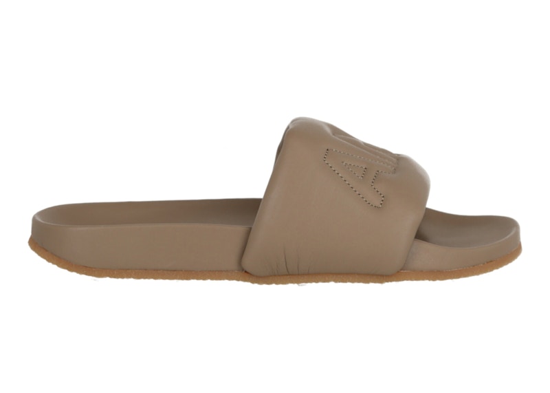 Ambush Quilted Logo Slides Beige Men's - BMIC001SLEA0016400 - US