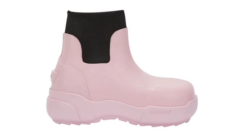 Ambush Rubber Boot Pink Black (Women's