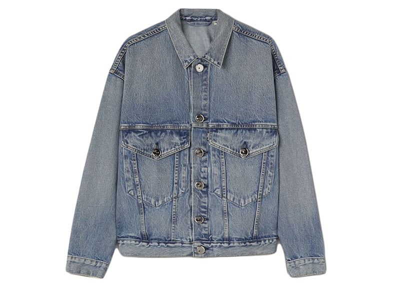 Ambush x Levi's Embellished Loose Fit Trucker Jacket Light Indigo 