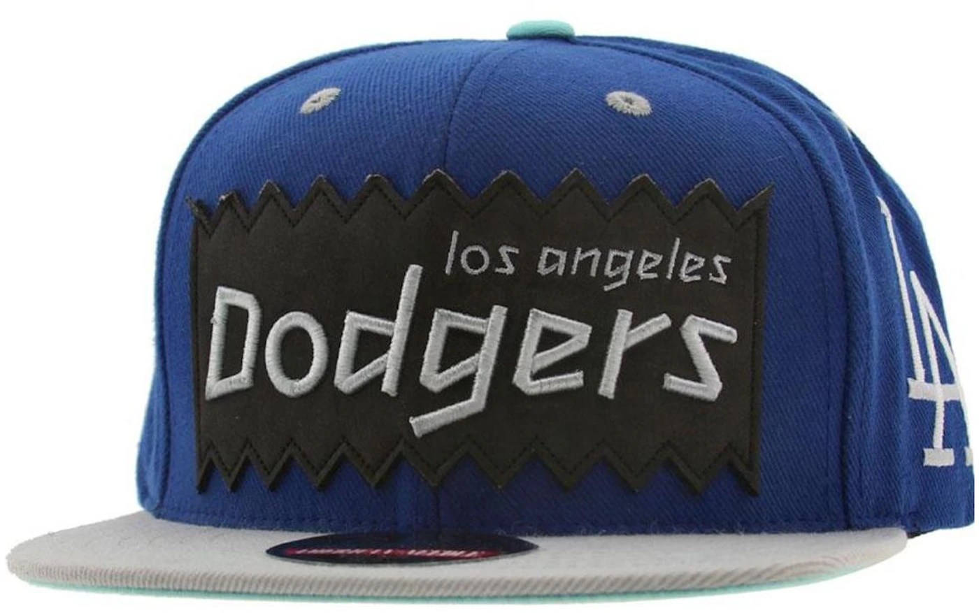 Mitchell Ness Los Angeles LA Lakers Dodgers Black / Blue Script