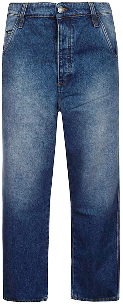 Ami Paris Alex Fit Denim Jeans Used Blue Men's - SS23 - US