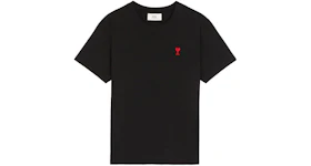 Ami Paris Ami De Coeur Classic Fit T-Shirt Black/Red