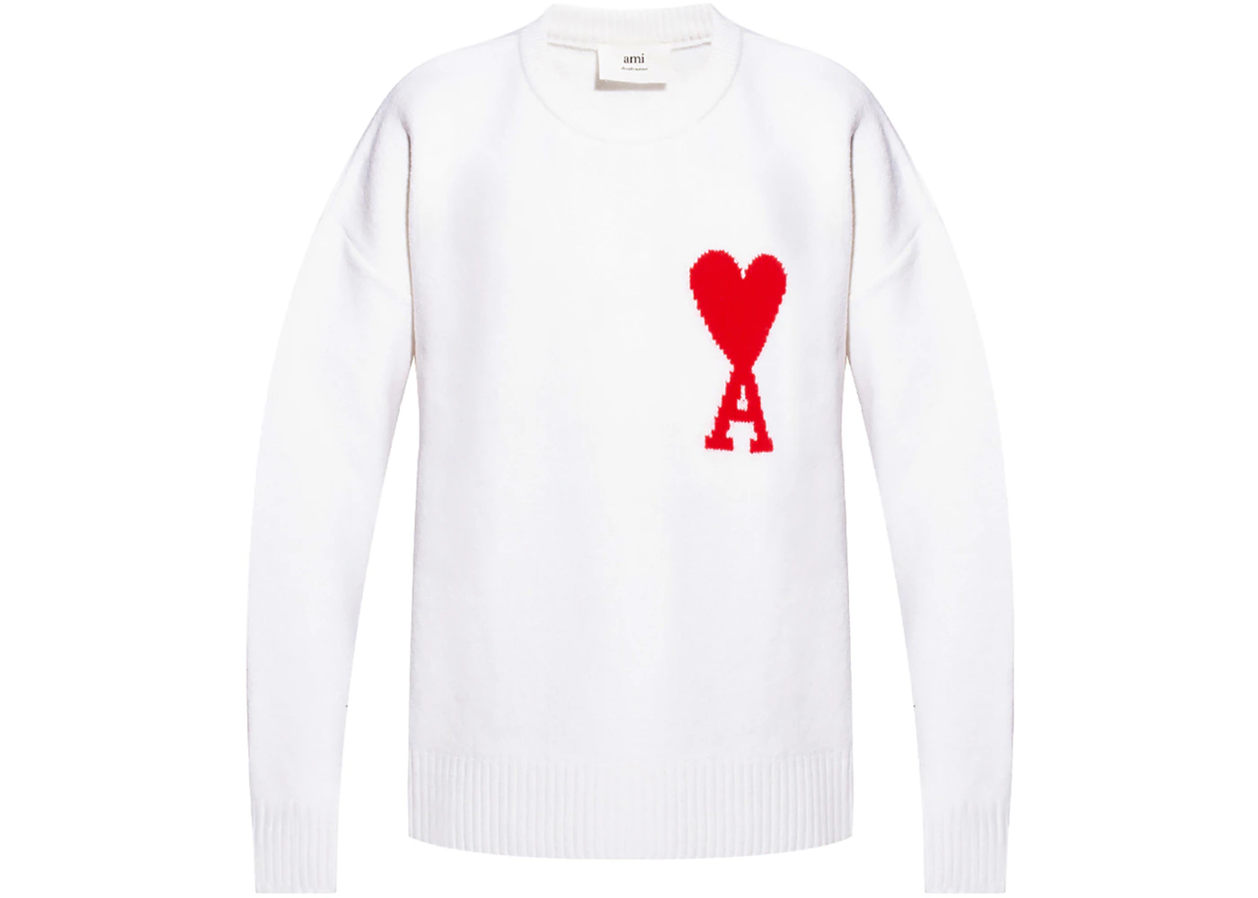 Ami Paris Pullover Ami Paris Ami De Coeur Merino Wool Oversized