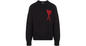 Ami Paris Ami De Coeur Sweater Black/Red