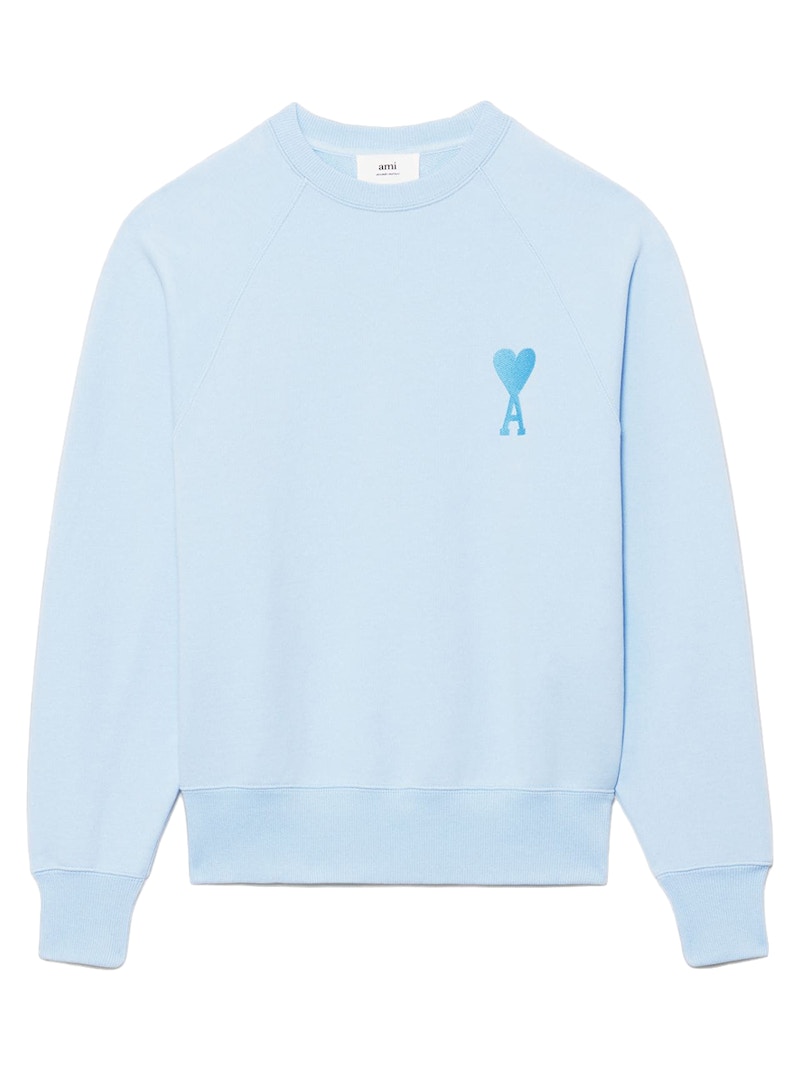 Sky blue 2024 crew neck