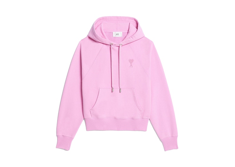 Ami paris hoodie pink new arrivals