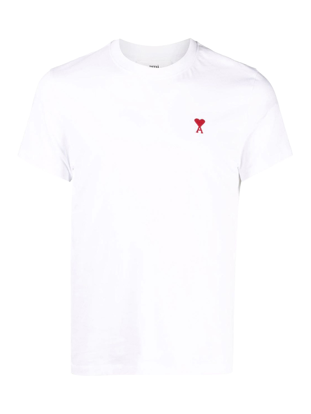 Ami Paris Ami De Coeur Classic Fit T-Shirt White/Red Men's - US