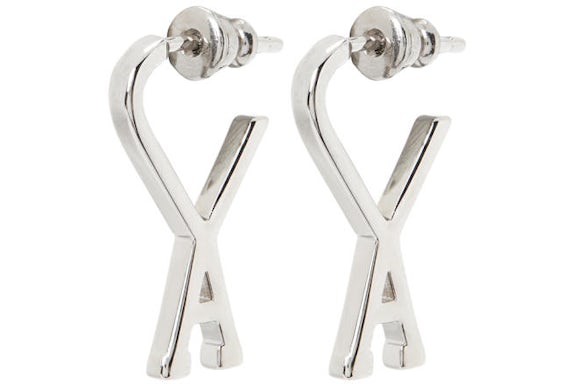 Ami Paris Ami de Coeur Kleine Creolen Silber