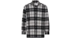 Ami Paris Checked Buttoned Shirt Black/White