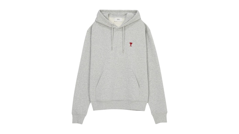 【Riya】AMIPARIS Ami Paris Hood Sweatshirt Gray Men's - US