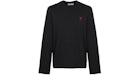 Ami Paris L/S T-shirt Schwarz