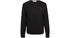 Ami Paris Logo Crewneck Black