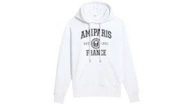 Ami Paris Logo Hoodie White