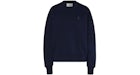 Ami Paris Logo Sweatshirt Navy